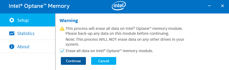 Intel quản lý rất chặt chẽ việc kích hoạt/vô hiệu hóa Optane để tránh mất dữ liệu do đặc thù cơ chế đệm write-back nêu trong bài viết.