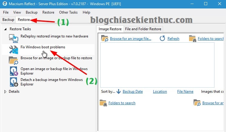 Cách Fix boot EFI, sửa lỗi do mất phân vùng EFI ( chuẩn UEFI )