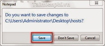 Cách thay đổi, chỉnh sửa file host cho máy tính