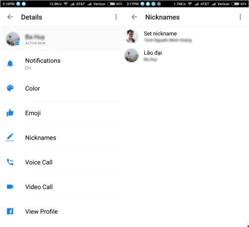 Đặt biệt danh tùy ý trong Facebook Messenger - 1